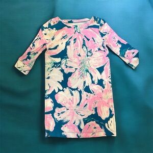 Lilly Pulitzer Vibrant Pink and Blue Dress